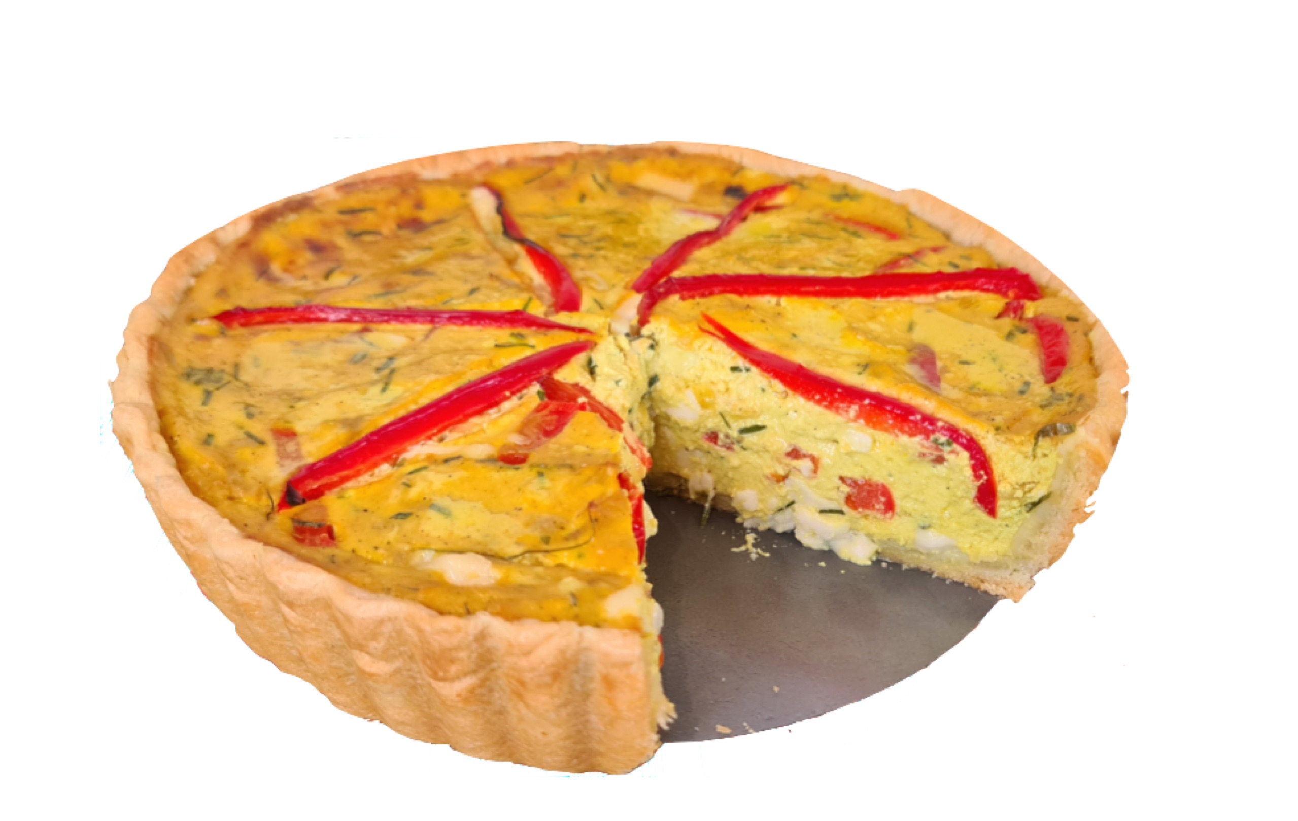 Vegan quiche