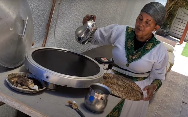 injera cooking